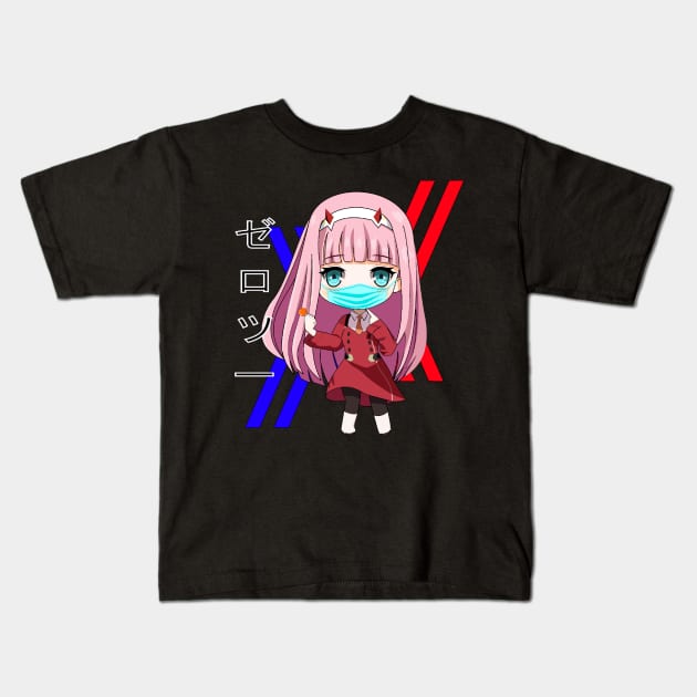 Zero two chibi Kids T-Shirt by KM Design